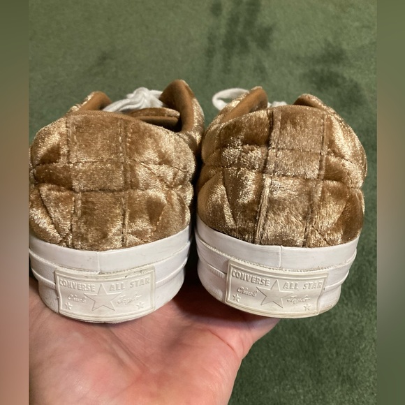 Converse Golf le Fleur Velvet Sneakers Sz M 8/W 10 - Picture 7 of 9